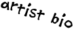artist bio